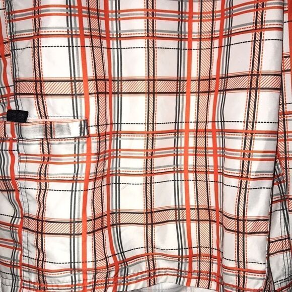 Nike x sacai Men's Multicolor Plaid Drawstring Swim Board Shorts Size 34 - Picture 3 of 8